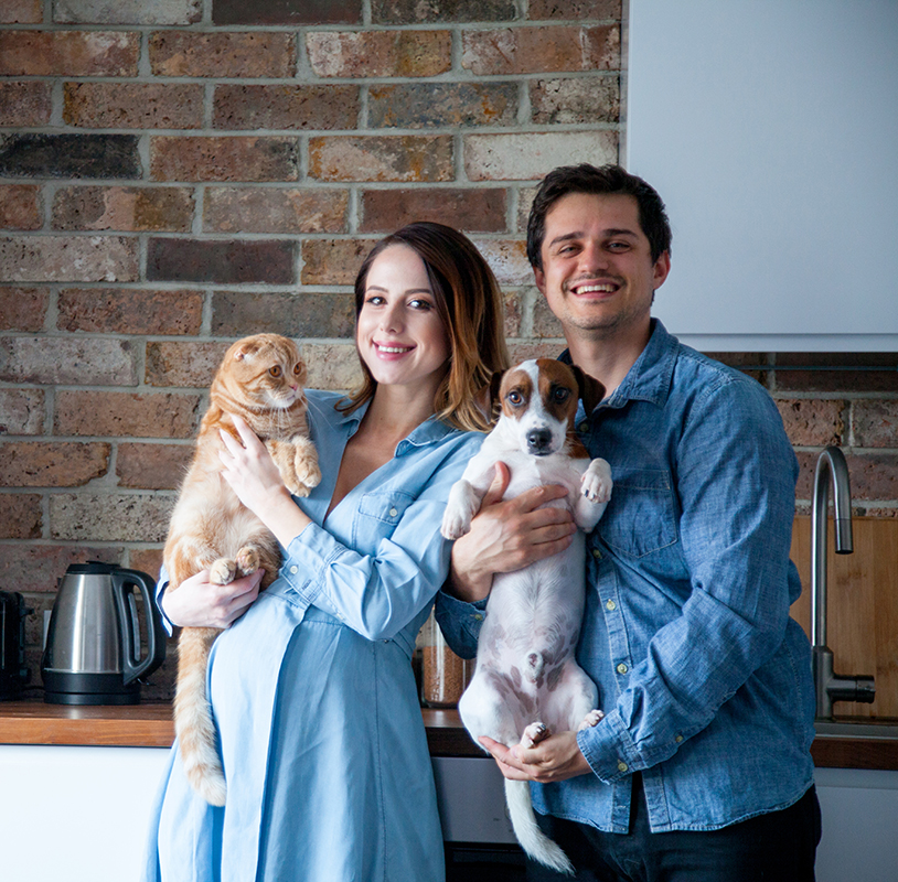 family with pets